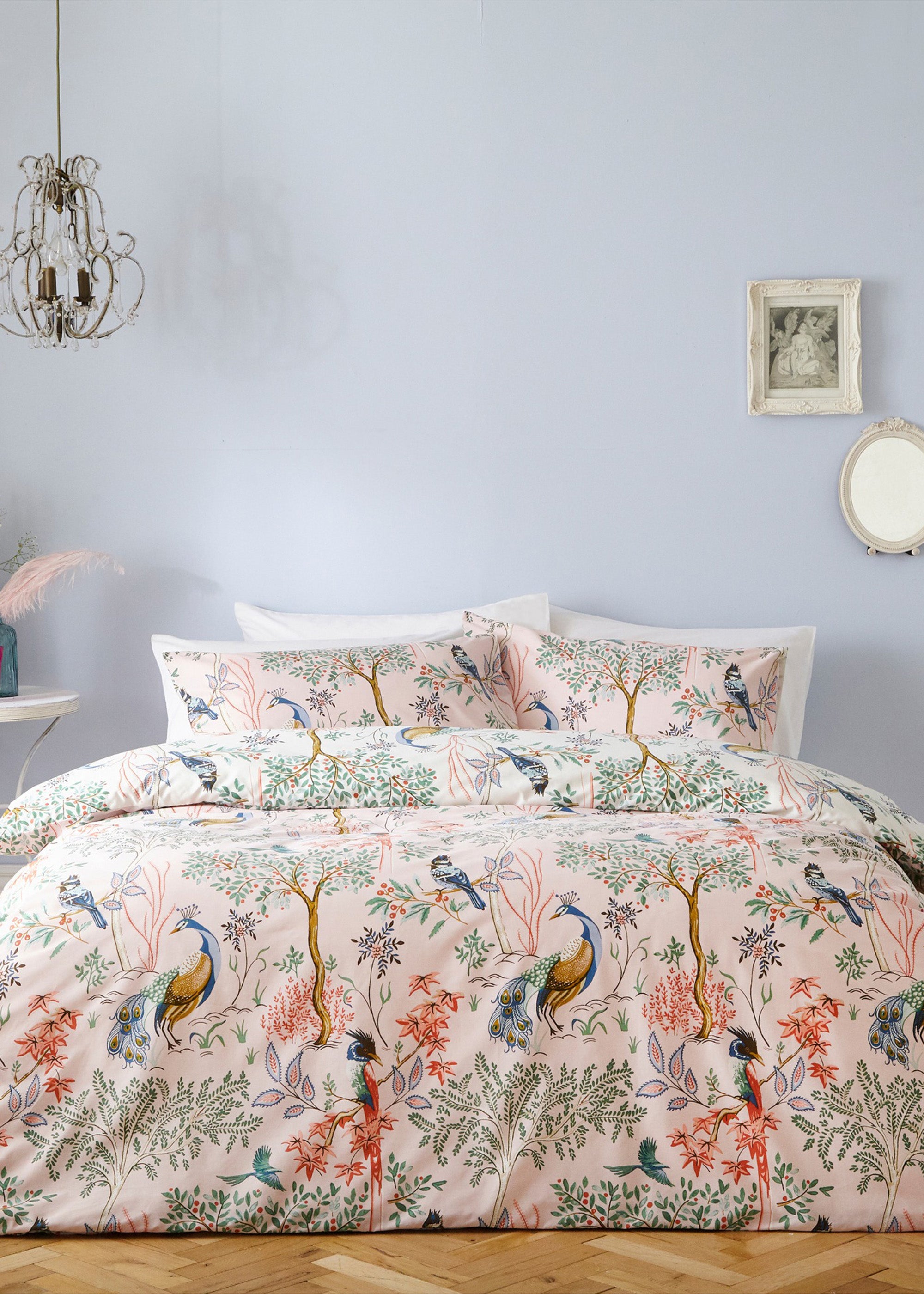 furn. Birds of Paradise Tropical Duvet Cover Set