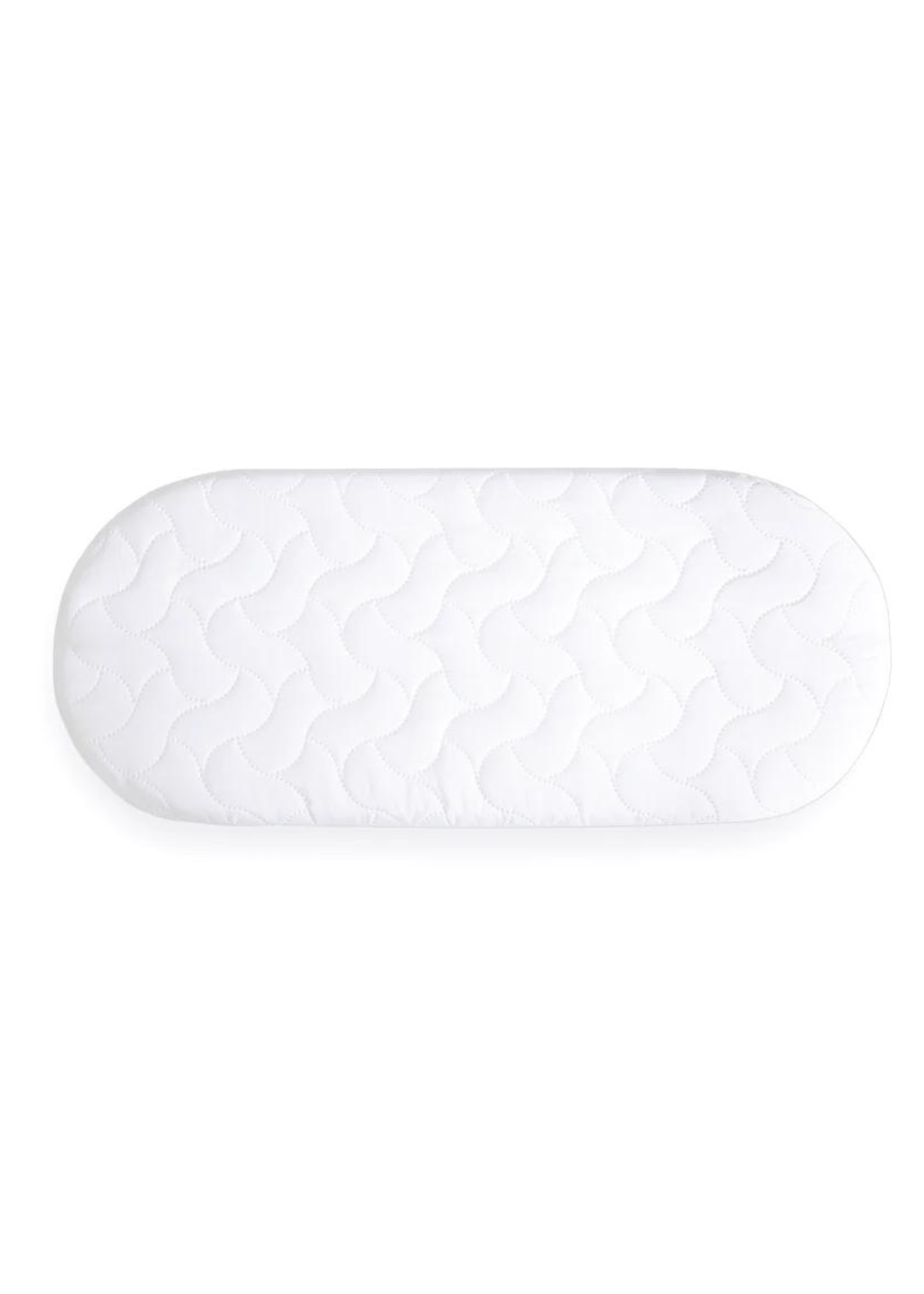 Clair de Lune Quilted Microfibre Wicker Moses Basket Mattress