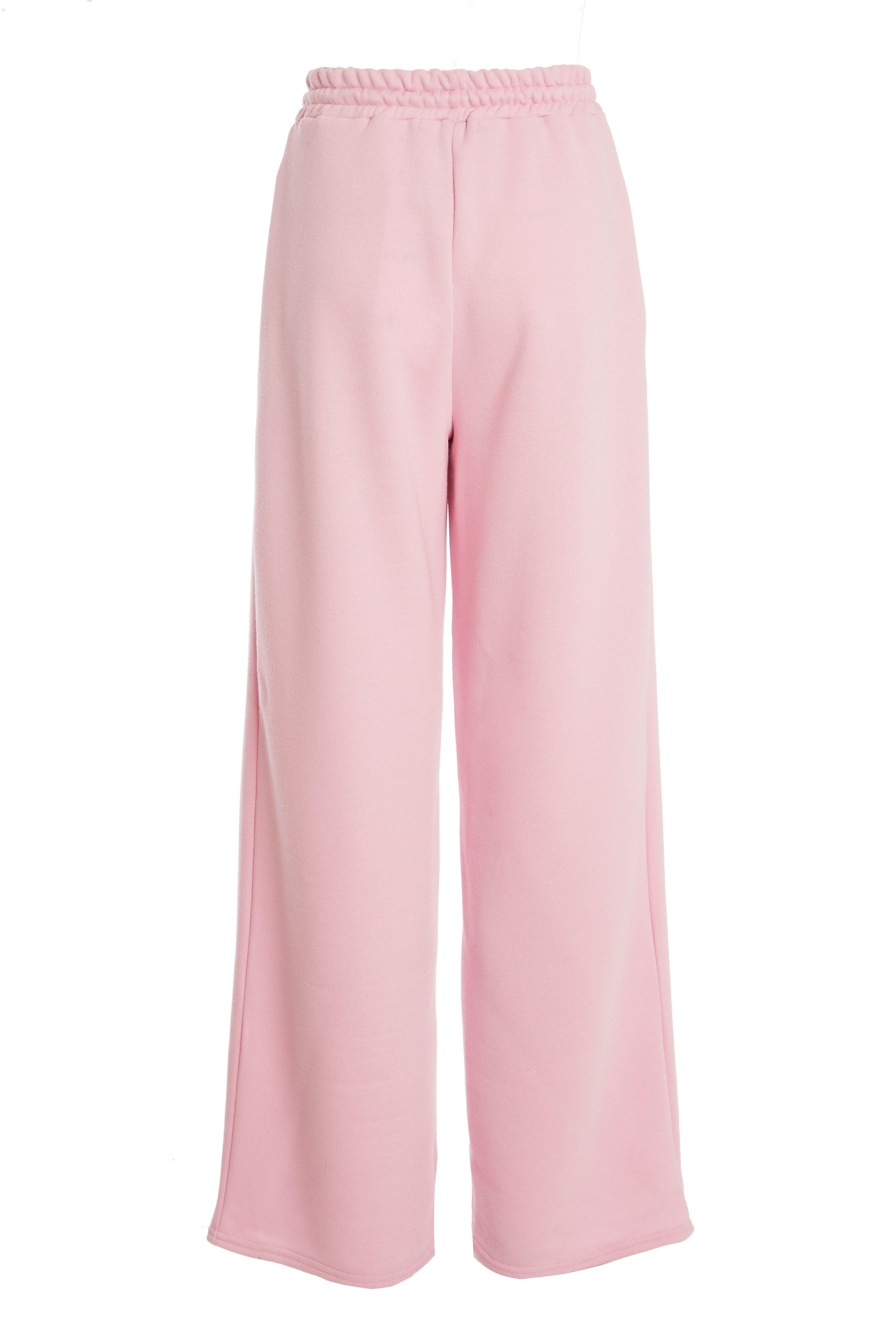 Quiz Pink High Waist Palazzo Joggers - 1Q Image 5