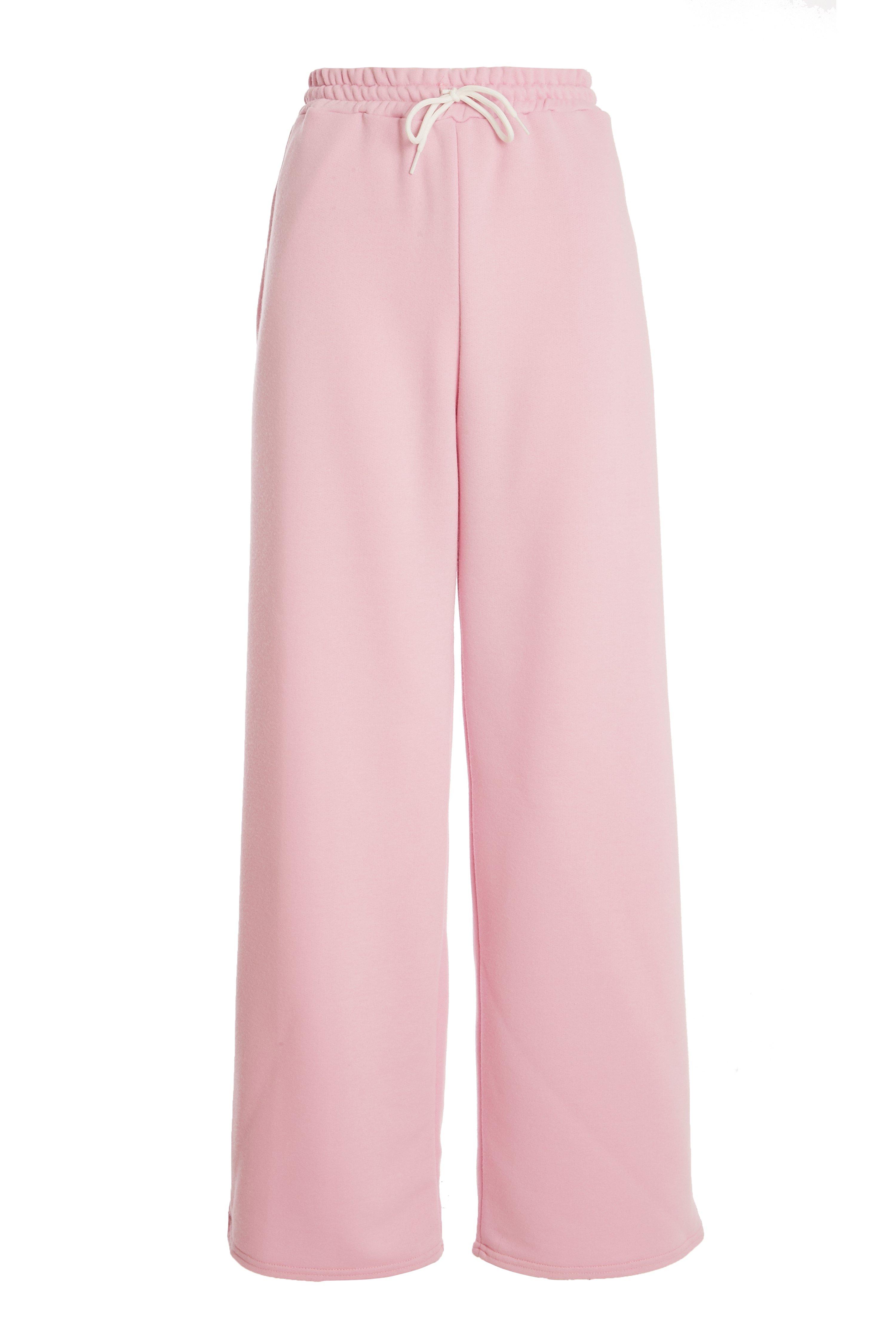Quiz Pink High Waist Palazzo Joggers - 1Q Image 4
