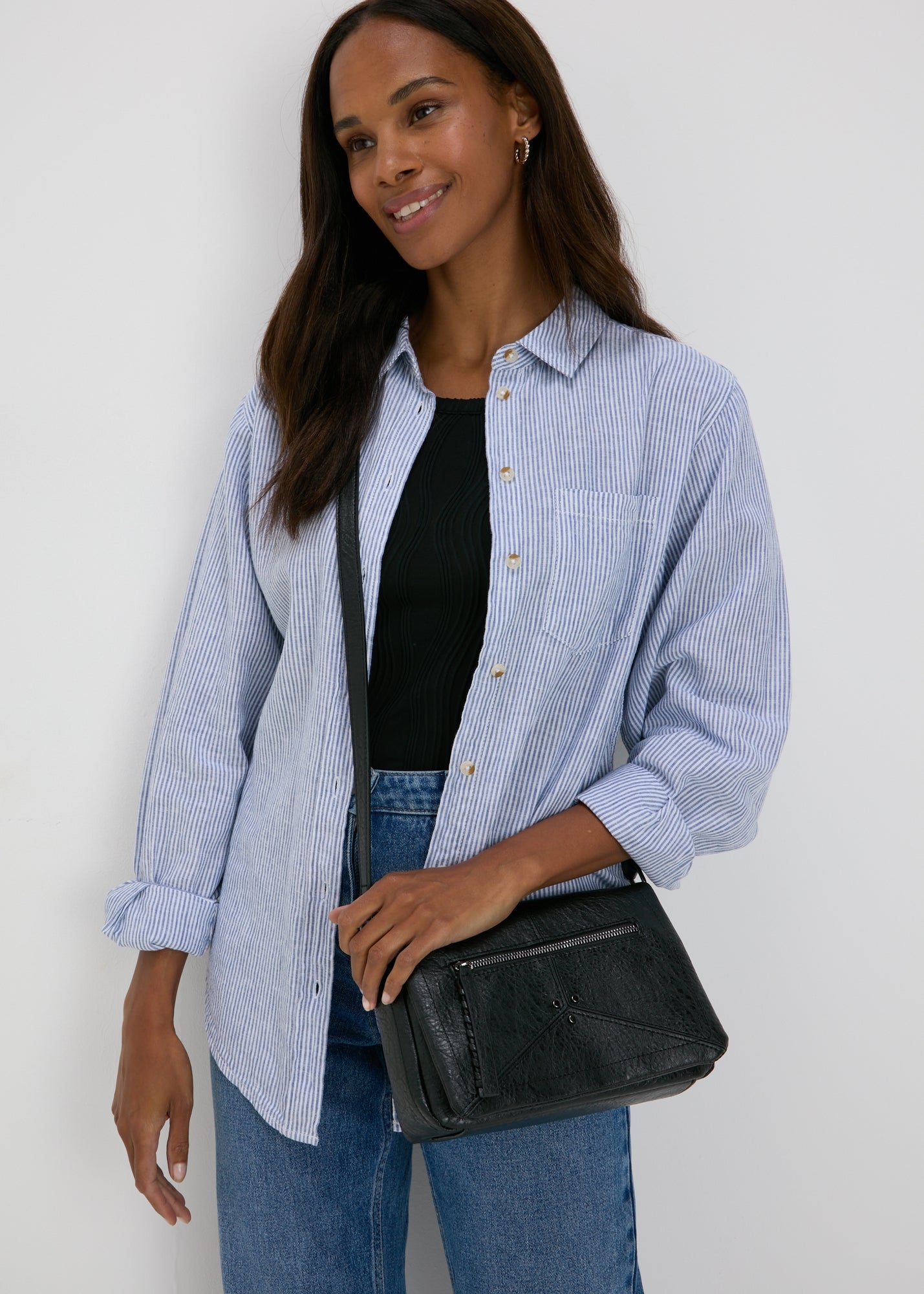 Black crossbody bag